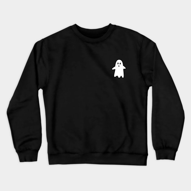 Cute Ghost Pocket Crewneck Sweatshirt by Pablo_jkson